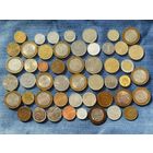 50 монет мира без повторов, среди них очень много юбилейки РФ. (3).