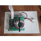 Плата с радиодеталями.