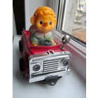 Машинка с Буратино электромеханическая игрушка СССР