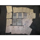 Сберегательные книжки.Срочный вклад,с сопутствующими документами.2001 г.26 шт.С рубля.