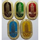 Значки эмблема Олимпиада 80