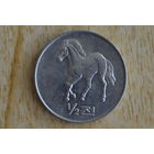 Северная Корея 1/2 чона 2002 с 1 руб