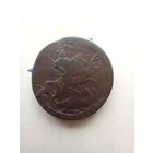 2 копейки 1758 года красивый перечекан