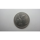 США 25 центов 2001 г. Нью Йорк