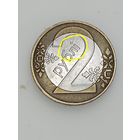 Беларусь 2 рубля 2009 года . Брак .