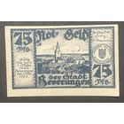 Нотгельд 75 пфеннигов 1922 год. Беферунген,. Веймарская республика