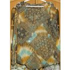 Легкая шифоновая блузка, на р-р 46-48