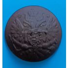 Мундирная пуговица орёл на пушках