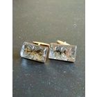 Запонки старые (8), хрусталь