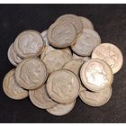 20 монет по 1 рублю 1970 г. Девятнадцать голов и один в полный рост. Смотрите другие лоты с 1 рубля.