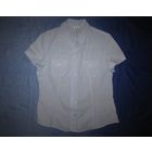 Рубашка офисная Blue Motion, S (42-44). Хлопок, мелкая клетка.