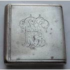 Портсигар табакерка  клеймо 84 вес 165.5 гр