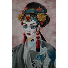 Картина Портрет гейши репродукция