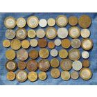 50 монет мира без повторов, среди них очень много юбилейки РФ. (5).