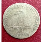 Вюртемберг 6 крейцеров 1807.