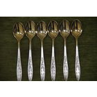 Ложки мельхиоровые ,чайные  6 шт  ( 14 см )