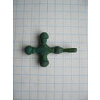Крестик нательный. Бронза, литье.