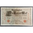 Банкнота 10000 марок 1910 год. Красная печать. Германская империя.