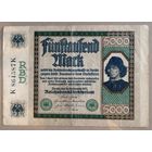 Германия, рейхсбанк, 5000 марок 1922 г., Ro.76, DEU-87, в/з