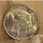 1 доллар 1924 Мирный США нечастый год! Яркий блеск