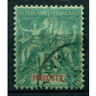 Французские колонии - Майотта - 1892/99г. - аллегория, 5 с - 1 марка - гашёная [Mi 4]. #4-W1-125-A-1