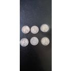 Коллекция 6шт полтинников
