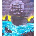 Картина акрилом Призрачный корабль репродукция