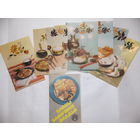 Набор открыток СССР Блины, блинчики, оладья