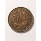 Великобритания 1/2 пенни 1945