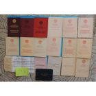 Наргадные документы на одно лицо (Отвага, Трудовая Слава 3 степени и др.)