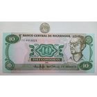 Werty71 Никарагуа 10 кордоба 1985 UNC банкнота