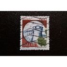 Марка Италия 1980 год Замок