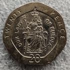 Гибралтар 20 пенсов  1997 г.