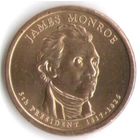 1 доллар США 2008 год 5-й Президент Джеймс Монро двор P _состояние aUNC