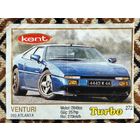 Вкладыш Turbo (Турбо) 5 серия (261-330, Yellow, золотая толстая рамка), номер 272, Venturi 260 Atlanta. Возможен небольшой торг.