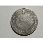 Венгрия 20 крейцеров 1842г