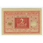 Германия, 2 марки 1920 год. UNC-