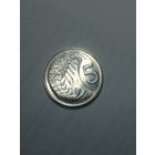 Каймановы острова 5 центов 2002 года .