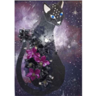 Картина ручной работы кошка вамп 40 на 30 см