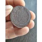 5 копеек 1764  ЕМ  холостое соударения.
