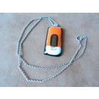 Медальон оригинальной единичной ручной работы. винтаж. Стекло-керамика-абалон.2х4 см, 40 см.