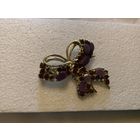 Брошь Бантик Люцит Англия 60-е