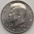 США 50 центов (1/2 доллара) 1974 г.