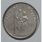 Ватикан 100 лир 1982 г. Семья. В холдере