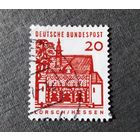 Марка Германия 1964 год Архитектура