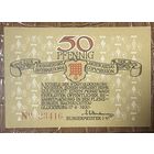 Нотгельд 50 пфеннигов 1920 год. Глюксбург. Веймарская республика
