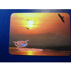 Календарик 2009 г.  АэроБелСервис.  Закат.