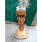 Статуэтка, пепельница, подсвечник, резьба по дереву, африка?