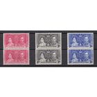 136.BrKS. Великобритания. Колонии.  Сомалиленд. Коронация Георга VI и Елизаветы. 1937 г. Полная серия. Пары. Mi.##74-76. MNH.