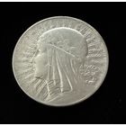 5 злотых 1932 г.  Польша.  Ядвига.  Серебро